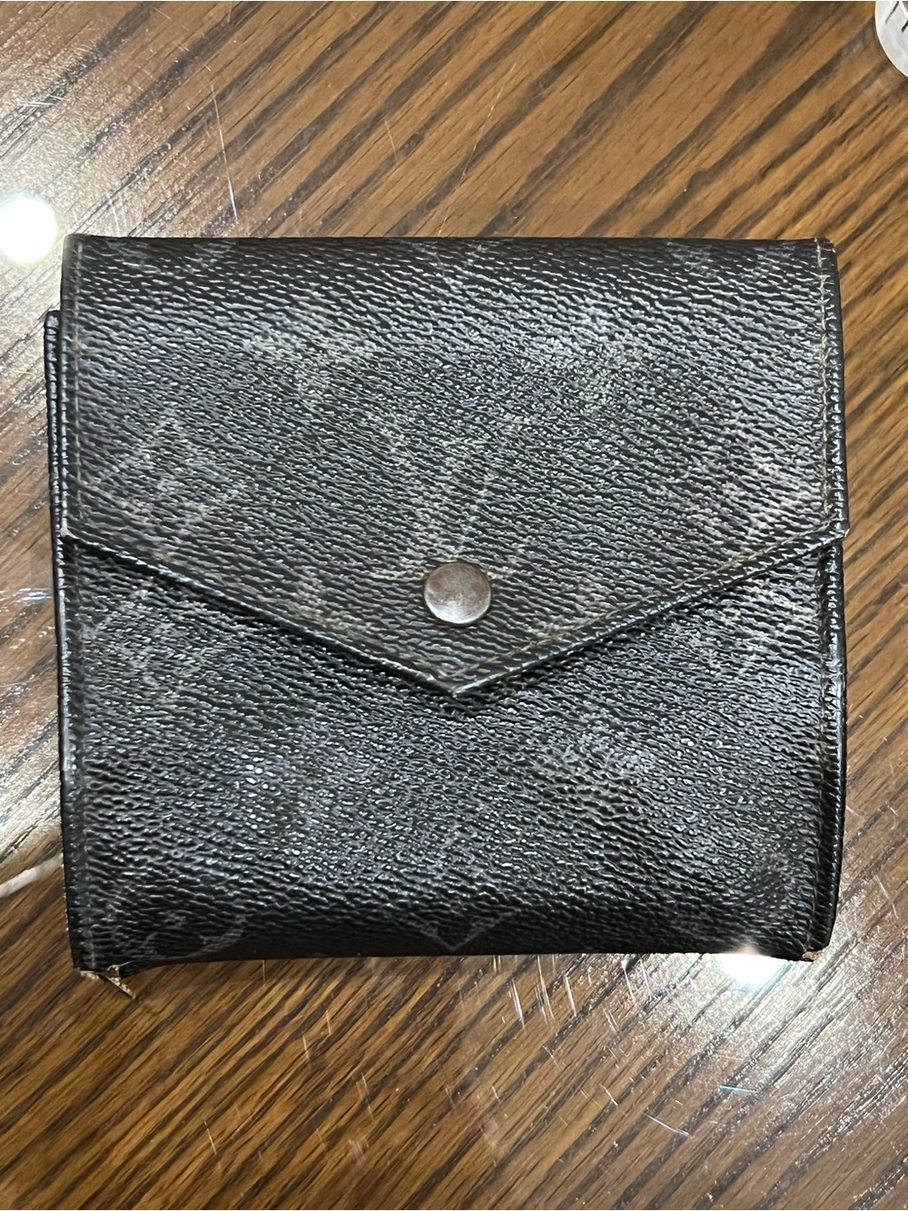 Monogram Compact Wallet - Women's Small Envelope Wallet Louis Vuitton authentic